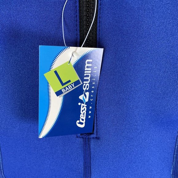 Cressi Swimsuit in Neoprene Kids Large‎ Blue/Azure Short-Sleeve One-Piece 6924 - Picture 2 of 8